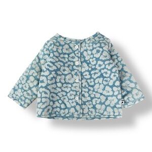 Molo | Quilted “Bleached Jaguar” Jacquard Jacket (6 mos) 💙